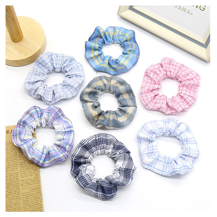 Cột Tóc Scrunchies Caro Đẹp - Dây Buộc Tóc Scrunchie Set Dễ Thương Giá Rẻ