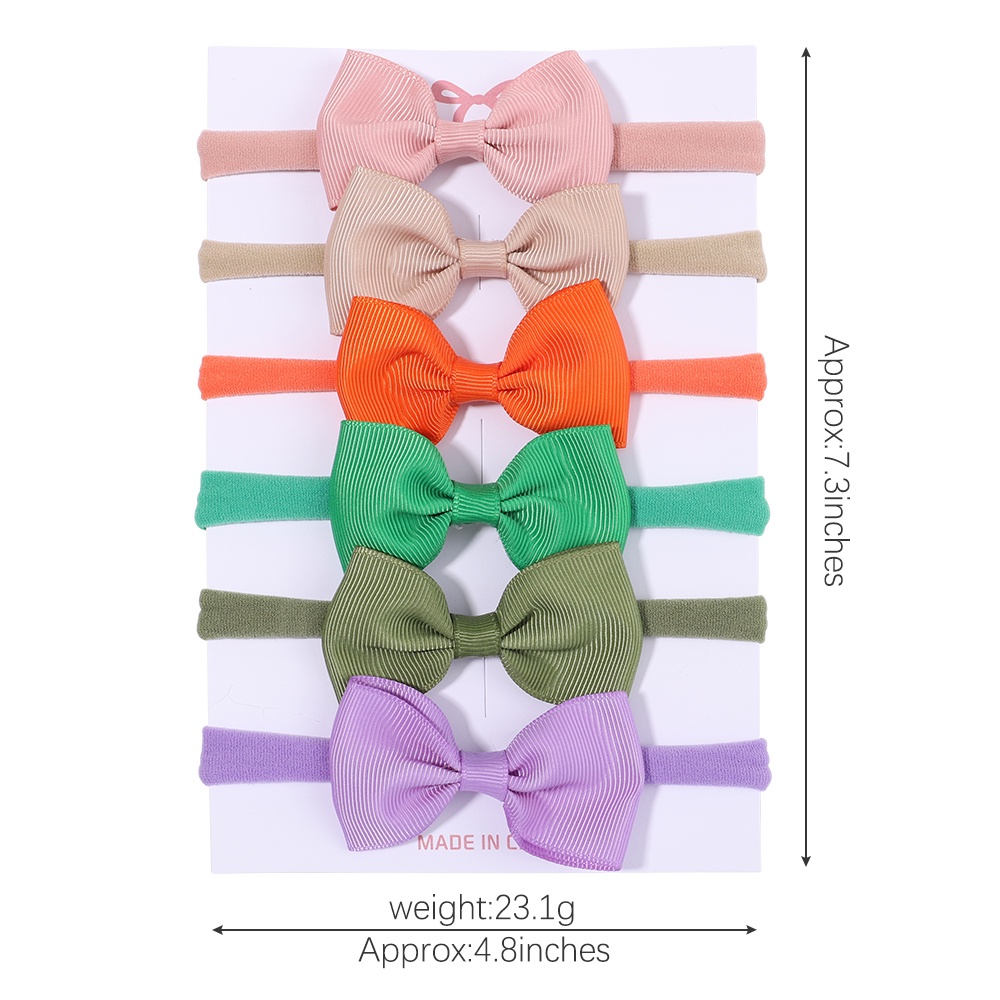 Set 6 băng đô KIDSBOWS nơ thời trang dễ thương cho bé gái