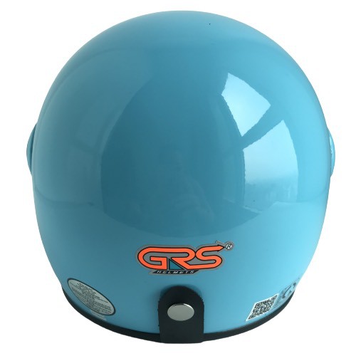 Mũ bảo hiểm 3/4 đầu kính chống lóa - Hàng chính hãng - GRS A368K -  Mầu xanh nhạt - Vòng đầu 56-58cm - Bảo hành 12 tháng
