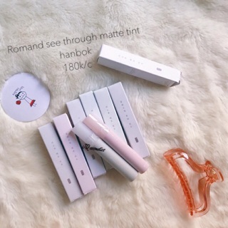 ( sẵn)Son kem lì romand see through matte tint bản hanbok