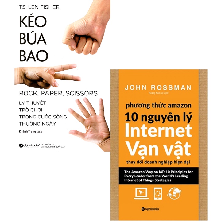 Sách - Combo Kéo Búa Bao - Lý Thuyết Trò Chơi Trong Cuộc Sống Thường Ngày + Phương Thức Amazon (Bộ 2 Cuốn)