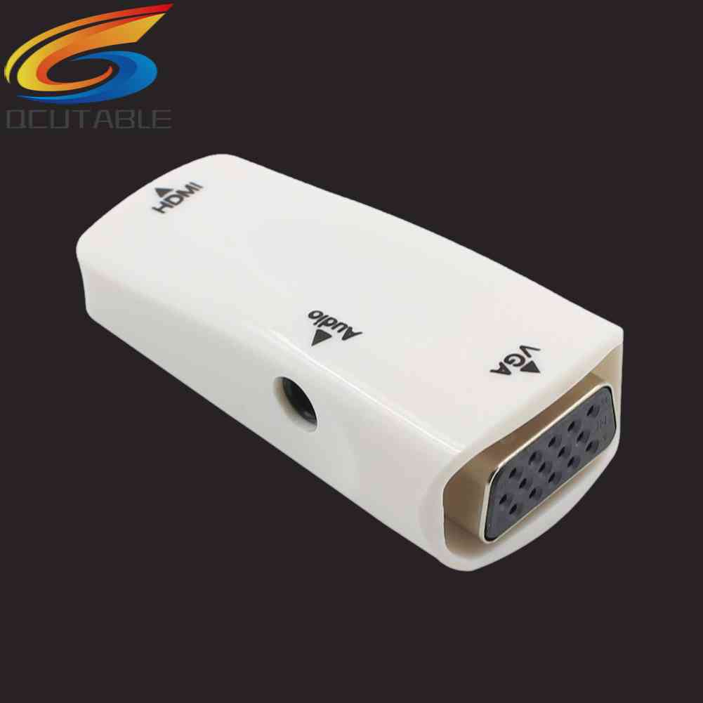 Cáp ChuyểN ĐổI Âm Thanh HDMI-compatible Female Sang VGA 1080P Cho PC