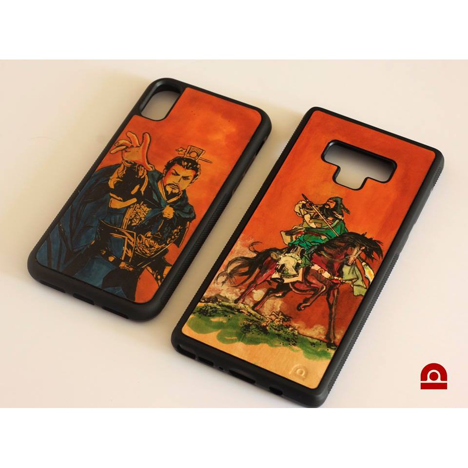Ốp da Đỏ Case - Mẫu Quan Công - Ốp iphone/samsung - Docase.vn