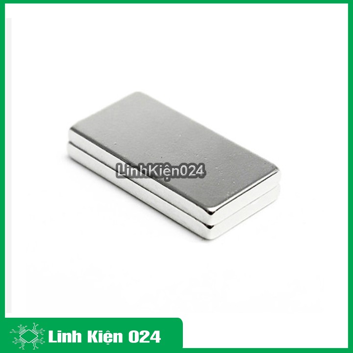 10 Viên Nam Châm Đất Hiếm 20x10x2mm ( Từ Tính Hút Cực Mạnh )