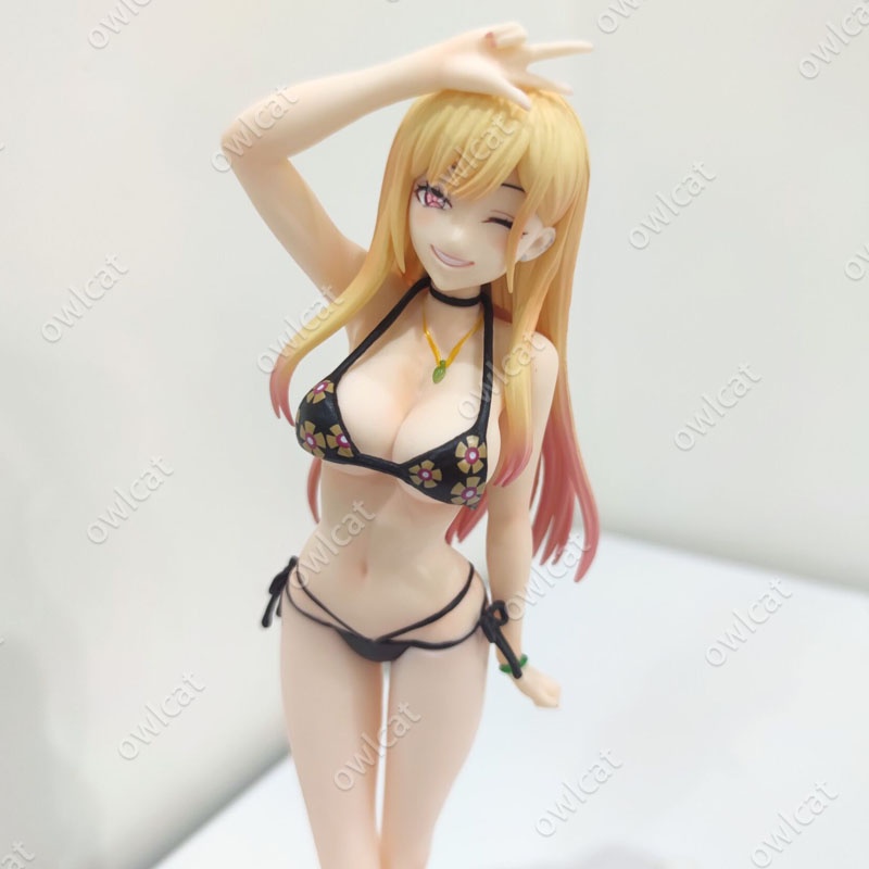 Mô Hình Nhân Vật My Dress-Up Darling Marin Kitagawa  23cm Anime Marine JK Coser Cosplayer Figure Packed in Box Bikini Model Sono Bisque Doll Wa Koi Wo Suru