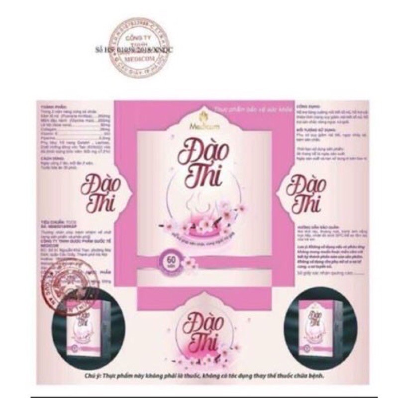 viên uống Đào thi chính hãng bao test | BigBuy360 - bigbuy360.vn