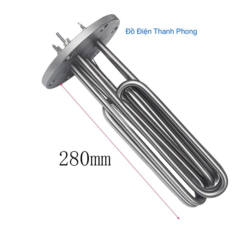 Điện Trở Mắt Bích Đun Nước Đun Dầu Nồi Hơi 12kw 380V 28cm