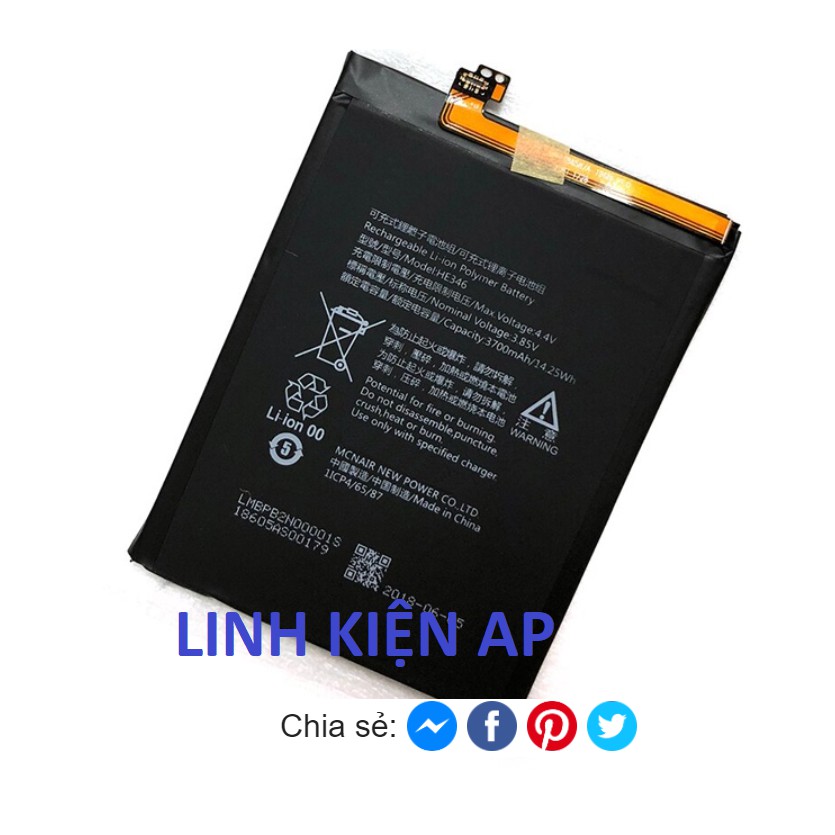 Pin Nokia 7 plus He347 zin