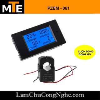 Công tơ điện tử PZEM-061 AC 220v 100A Đo điện áp , dòng điện, công suất thiết bị
