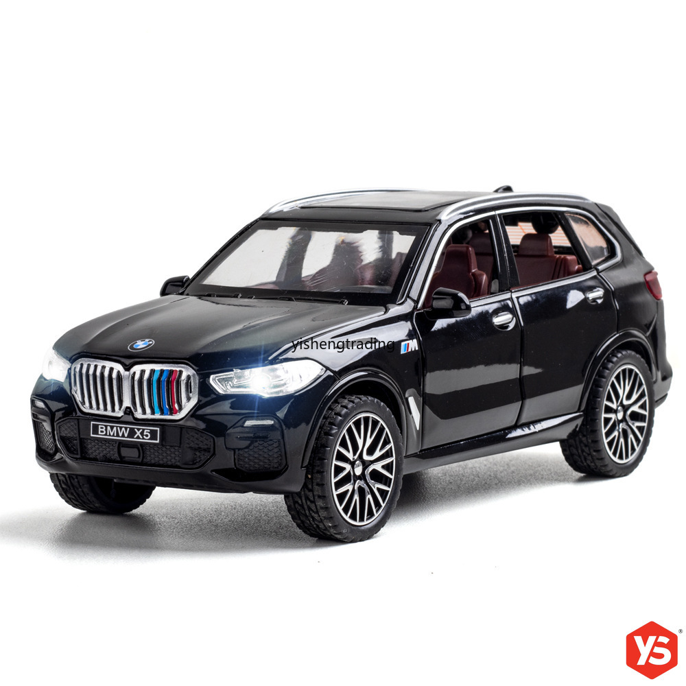 🔥Tỉ Lệ 1: 32 Diecast Xe Đồ Chơi Mô Hình Hợp Kim BMW X5 Có Đèn, Âm Thanh, Đua Xe