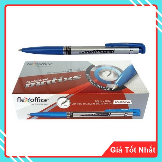 Bút Bi Thiên Long FO-024 Đầu Bi 0.7mm - Nét Viết Trơn, Êm, Mực Ra Đều Và Liên Tục