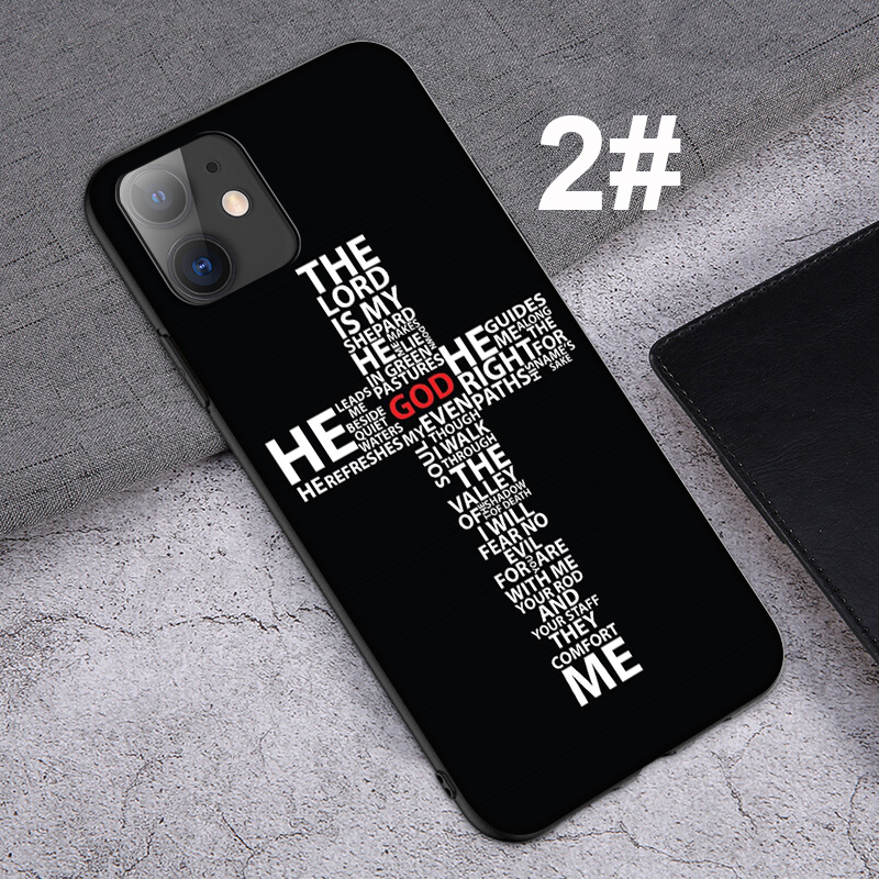 iPhone XR X Xs Max 7 8 6s 6 Plus 7+ 8+ 5 5s SE 2020 Casing Soft Case 9SF Bible Christ Christian mobile phone case