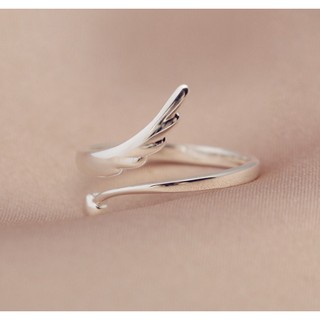 Nhẫn bạc hình cánh thiên thần