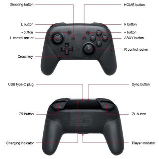 Pro Controller for Nintendo Bluetooth handle support vibration game controller vn