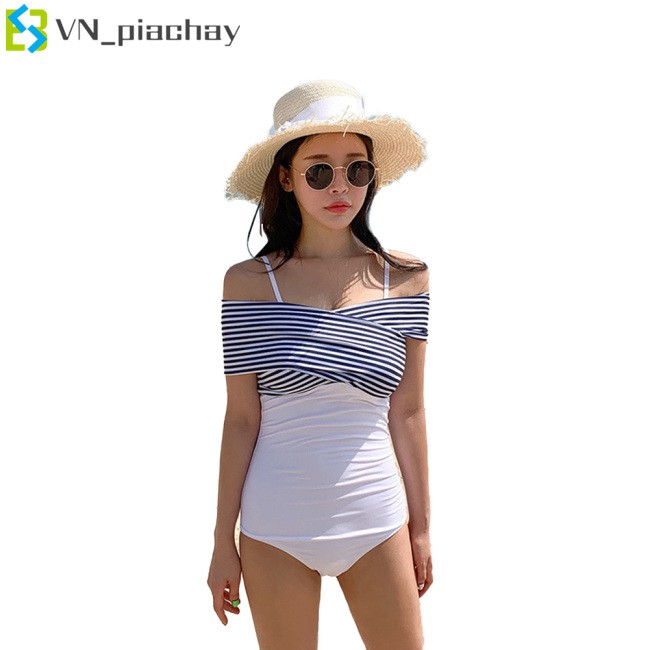 Đồ Bơi Nữ Một Mảnh Kẻ Sọc Thời Trang | BigBuy360 - bigbuy360.vn