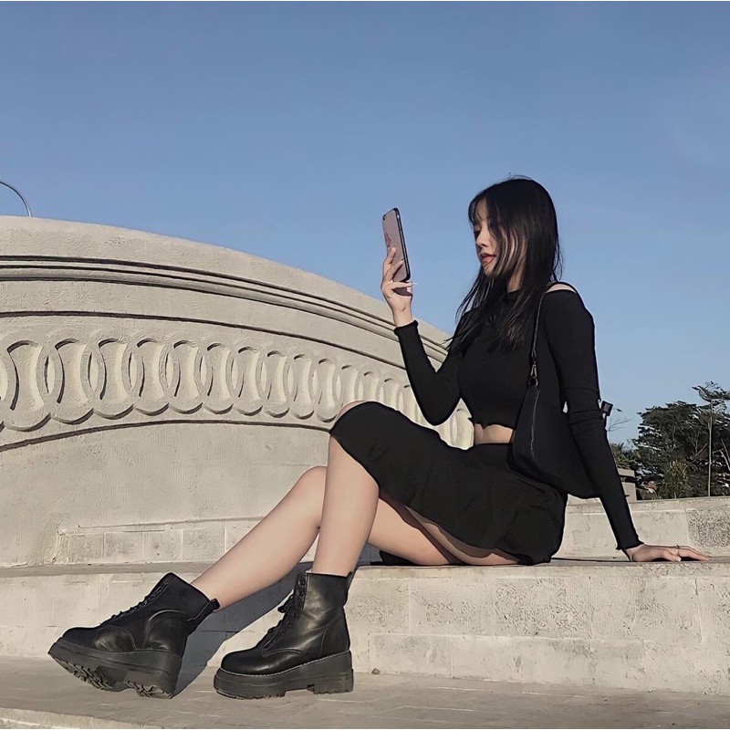 /sẵn| Giày da đen 😎 chất loại 1 ẢNH THẬT 829 quay | độn đế tăng chiều cao | BigBuy360 - bigbuy360.vn