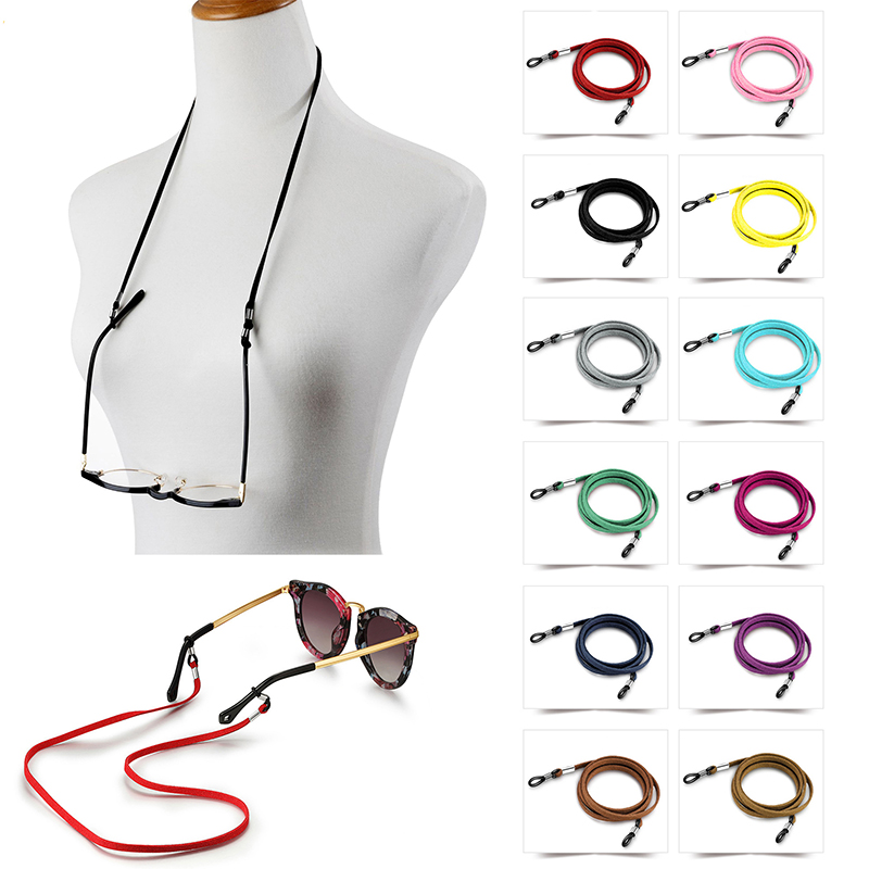 Dây đeo kính giả da chống trượt thời trang unisex