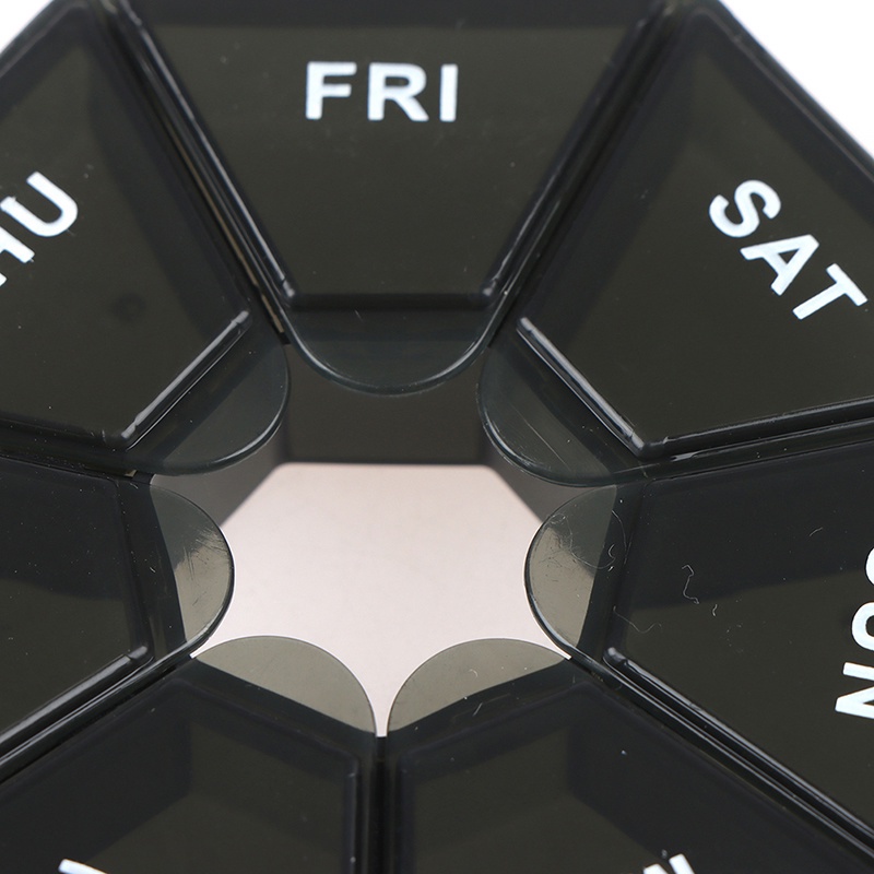 Hộp Đựng Thuốc Uống 7 Ngăn Dung Tích Lớn Chống Ẩm Hàng Tuần Mang Đi Du Lịch Tiện Lợi