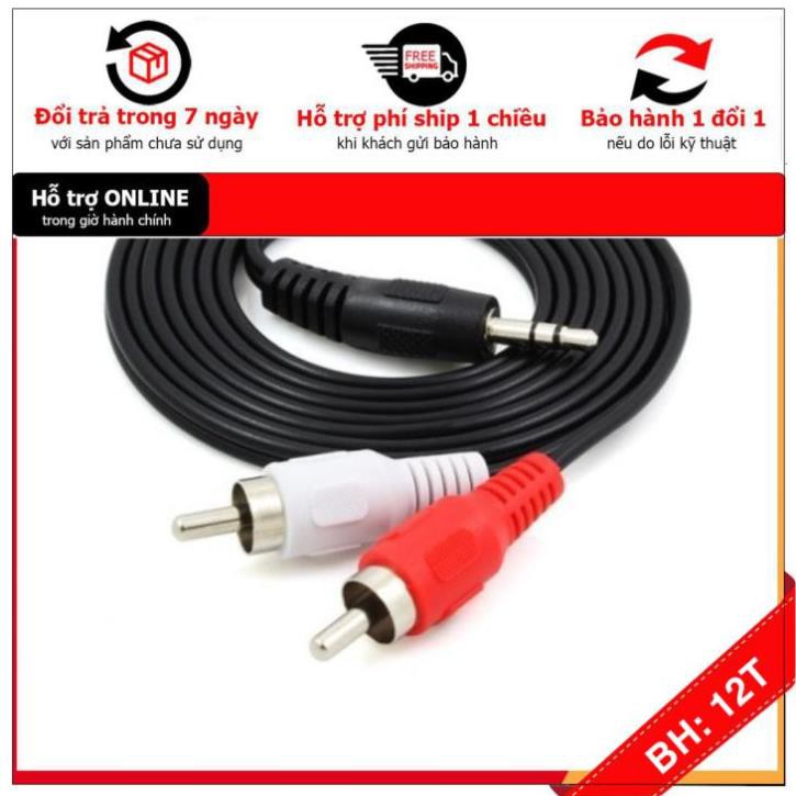 🎁 Cáp Loa 1 ra 2 1,5m Unitek YC-904 Siêu bền, siêu tốt BH 12 tháng