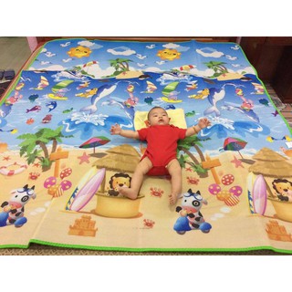 Thảm chơi maboshi 2 mặt cho bé thông minh [1,8m x 2m] ( Freeship Toàn Quốc )