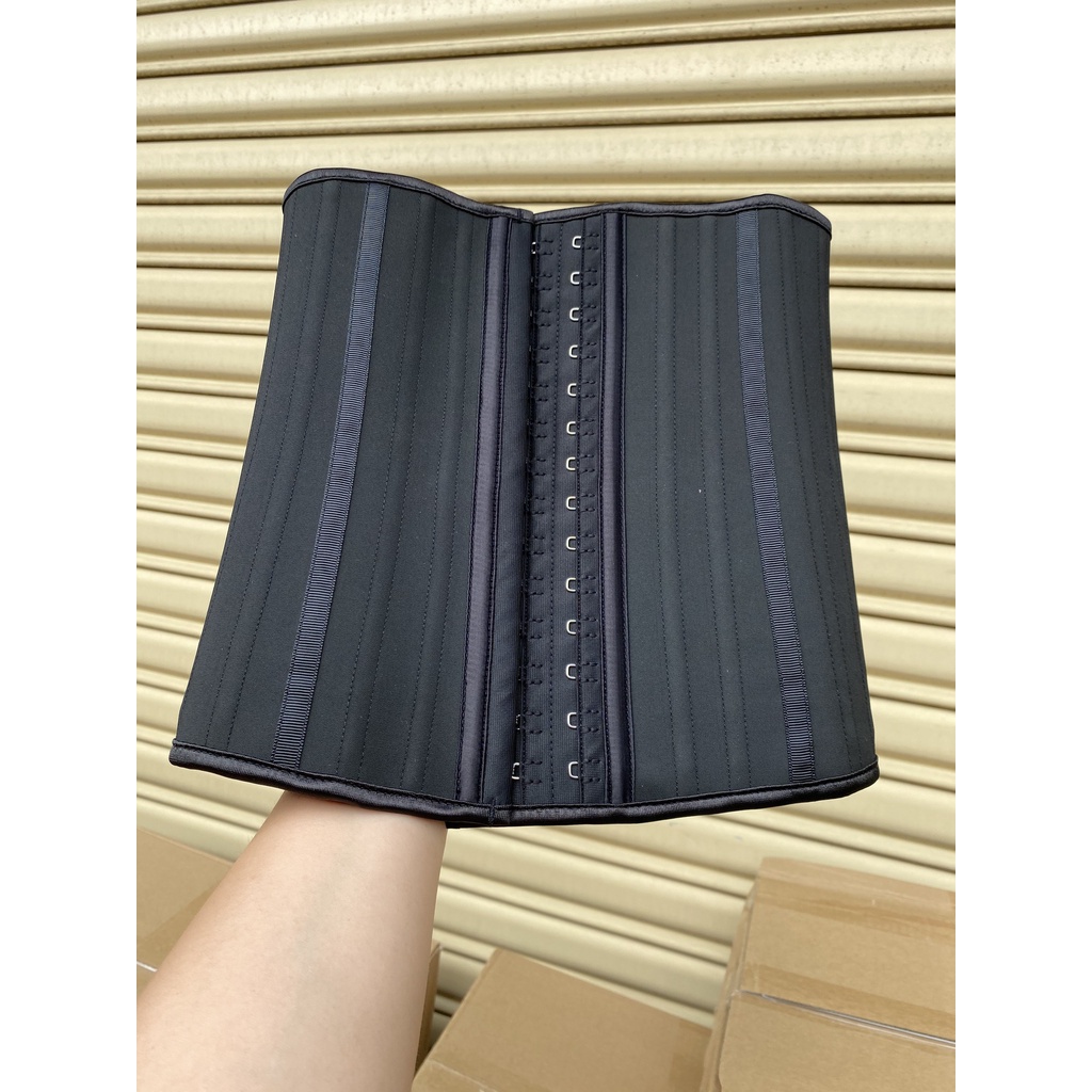 Latex Corset Chuẩn Hồng Kông (Màu Đen)-Free Hạ Size 2 Lần | BigBuy360 - bigbuy360.vn