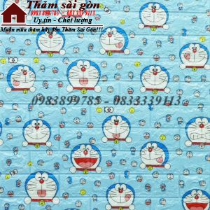[70cm x 77cm- dày 5mm] XỐP DÁN TƯỜNG HOẠT HÌNH DORAEMOM, HELLOKITTY