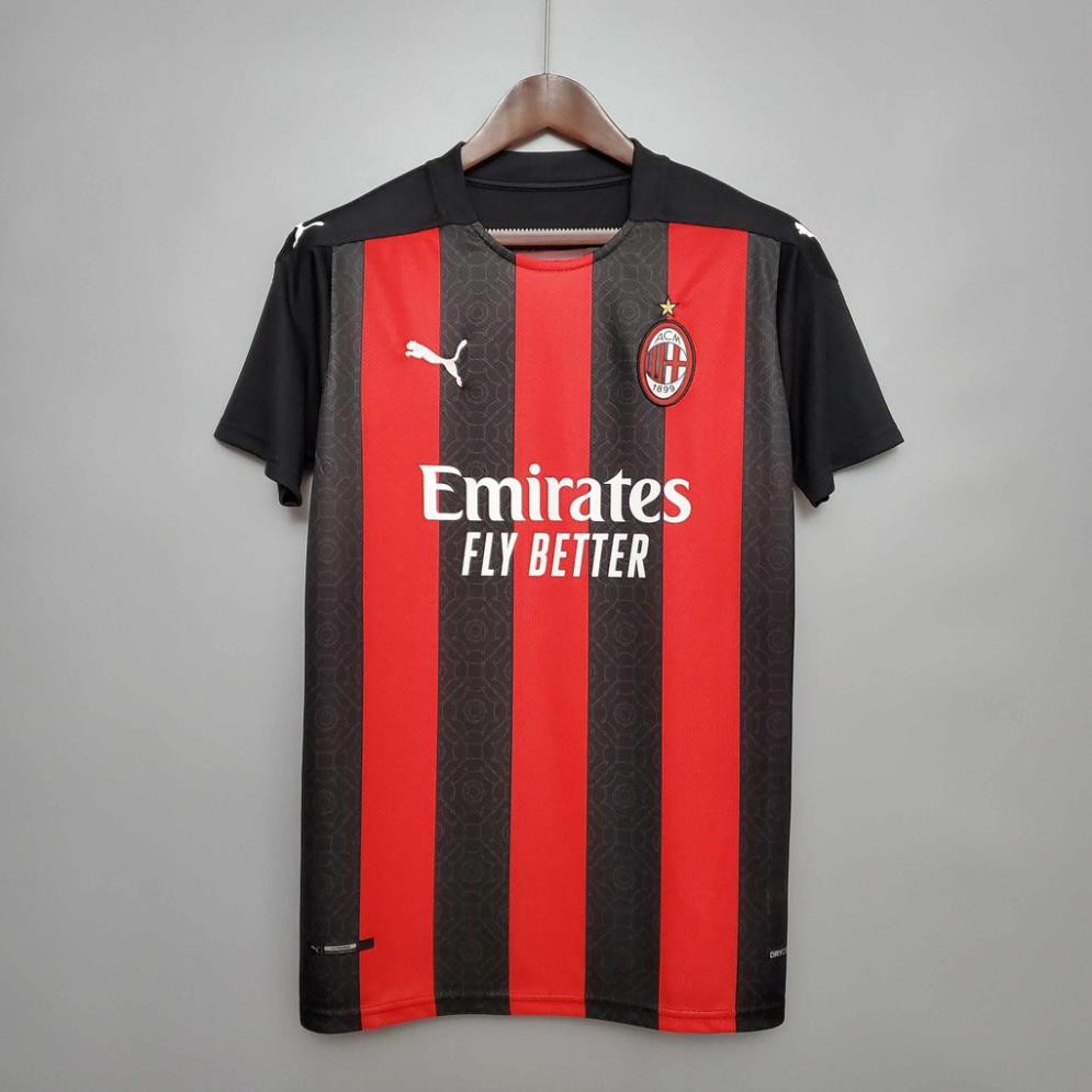 6/6 Áo đá bóng AC Milan sân nhà Thái Lan AAA 20/21 Size S-XXXL  ྇