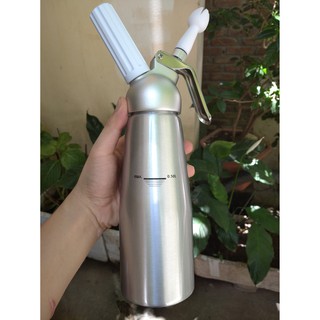 Bình xịt kem cream whipper inox 500ml - 1000ml