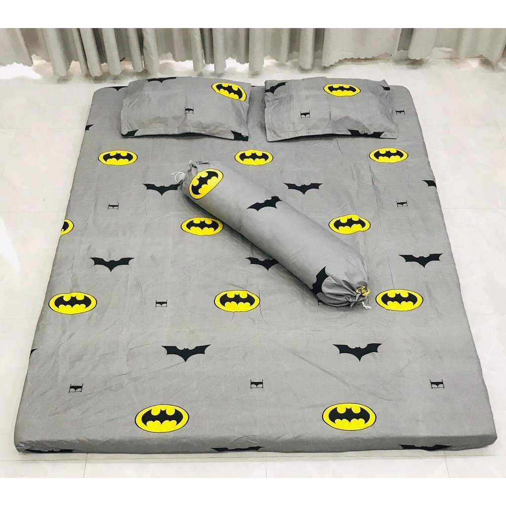 Vỏ gối ôm cotton poly 35x100cm💝mẫu tam giác ghi