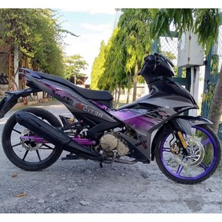 Tem rời exciter 150 xám tím thành phố - decal huyentran