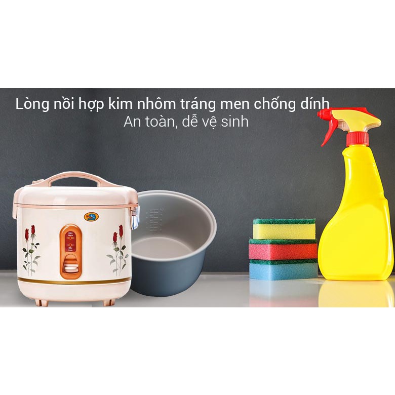 [Mã ELHADEV giảm 4% đơn 300K] Nồi cơm điện Happycook 2 lít HC-200 - Hàng Chính Hãng Bảo Hành 12 Tháng