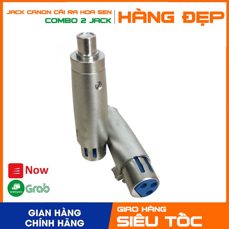 Bộ 2 Jack Canon Cái Ra AV  Cao Cấp