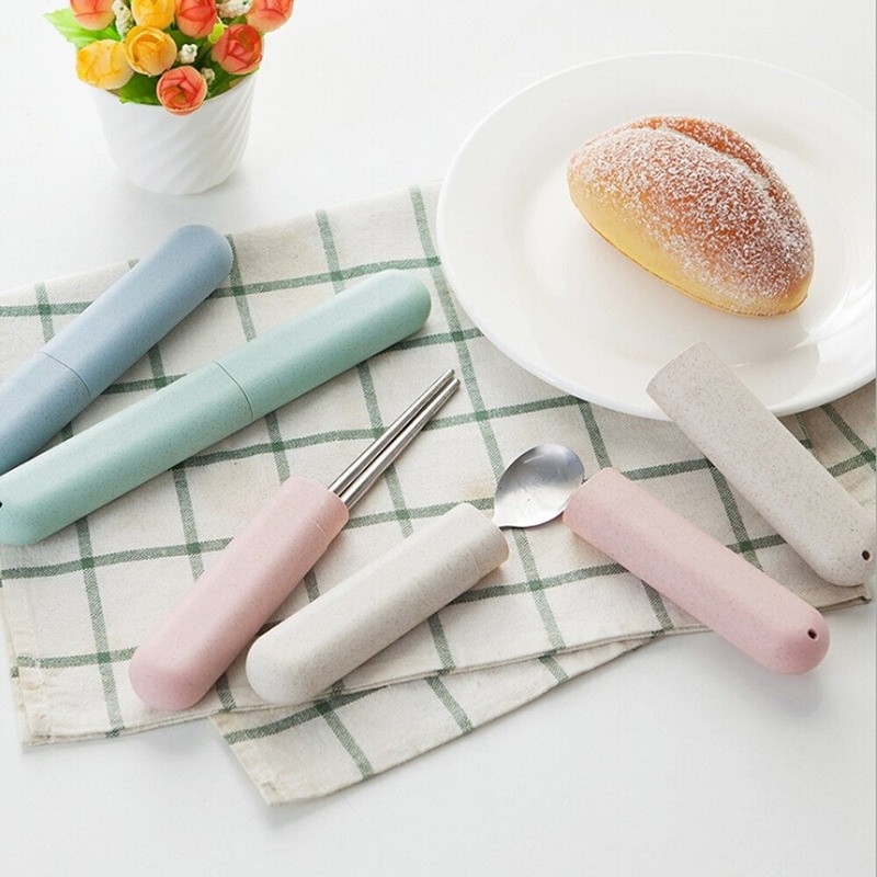 Hộp đựng bàn chải đánh răng bằng rơm lúa mì tiện lợi mang đi du lịch