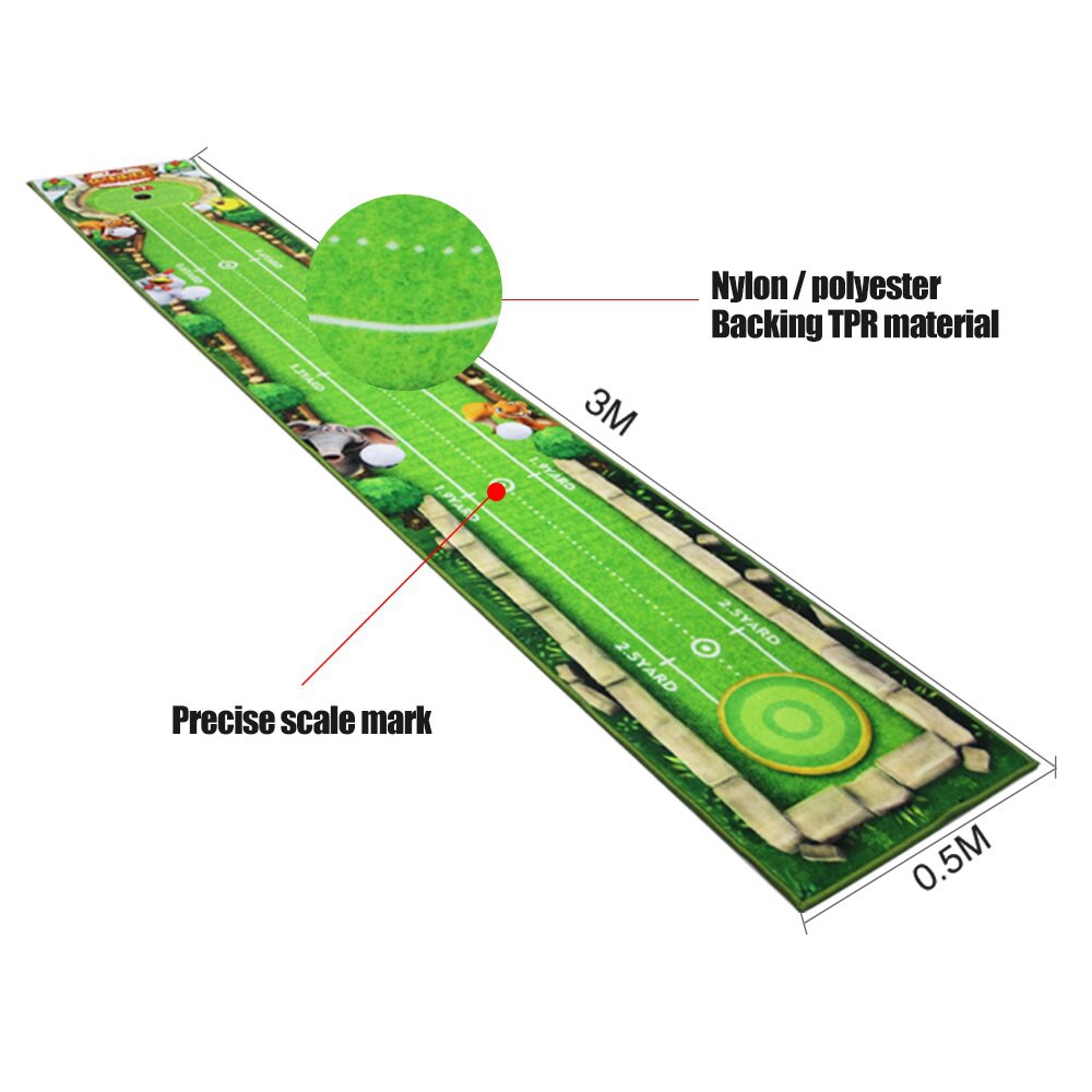 Thảm golf putting mat dày mịn, thảm tập golf cho bé