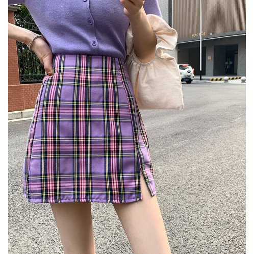 Chân váy chữ A kẻ caro nhiều màu 3 size kẻ | BigBuy360 - bigbuy360.vn