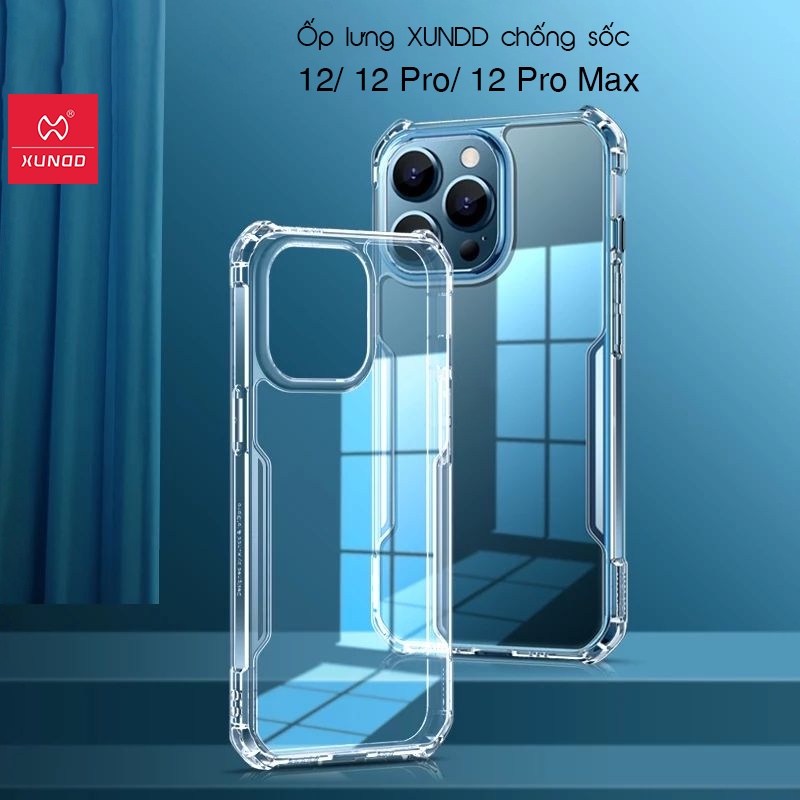 Ốp lưng XUNDD iPhone 12 / 12 Pro / 12 Pro Max (BEETLE SERIES) - Chống shock, Mặt lưng trong