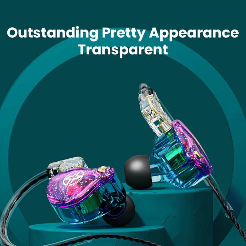 Tai Nghe Nhét Tai X2 Pro 3.5mm HiFi Chống Ồn Có Dây Tháo Rời Được