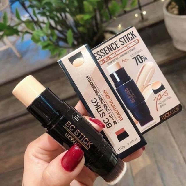 Kem nền thỏi Wod Wod 2 trong 1 BB Stick Liquid Foundation Concealer