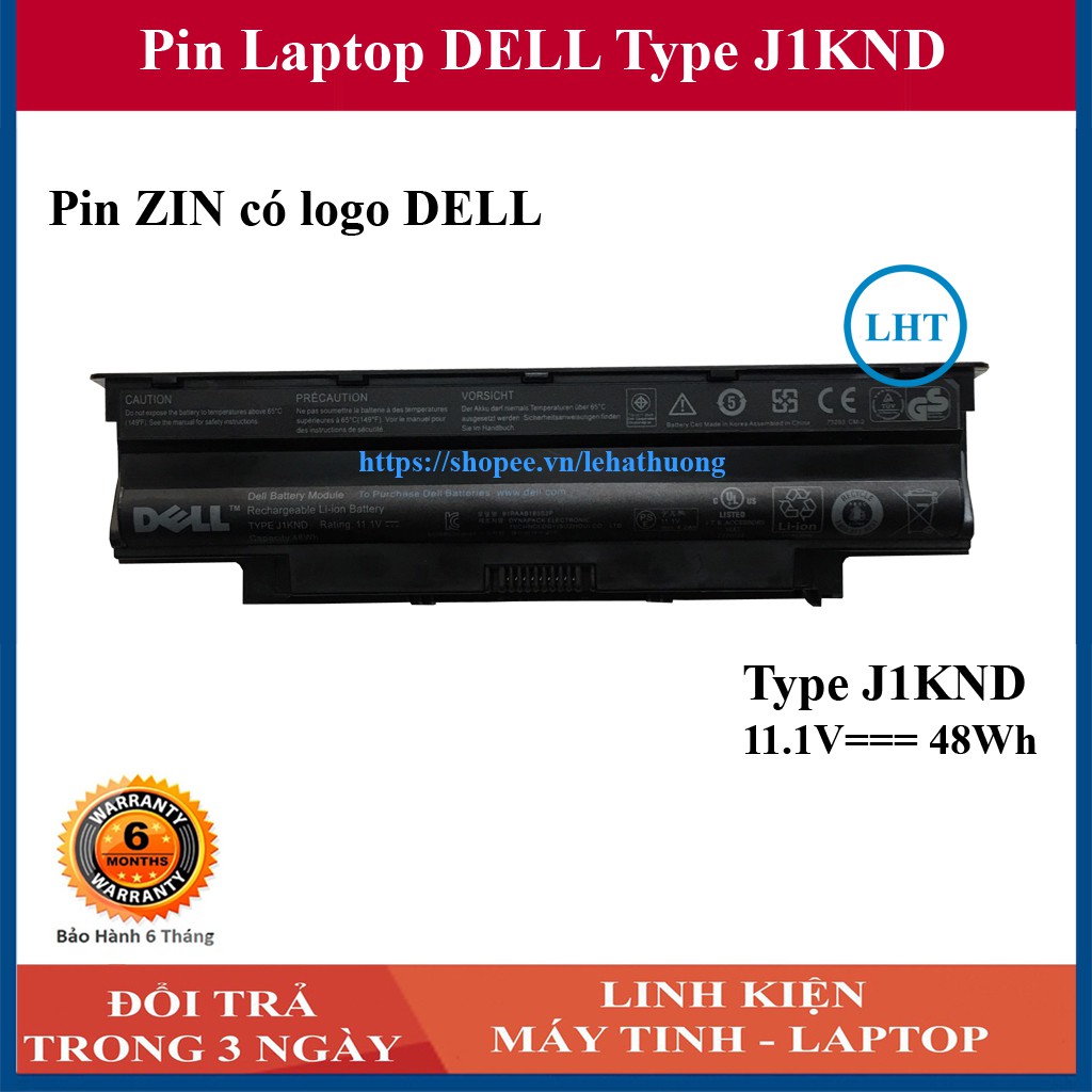 [Mã 153ELSALE2 giảm 7% đơn 300K] Pin Laptop Dell Inspiron N4110 N4010 N5010 N5110 4050 5050 2420 3420 3520 14R