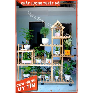 KỆ GỖ trang trí đa năng - tiện lợi