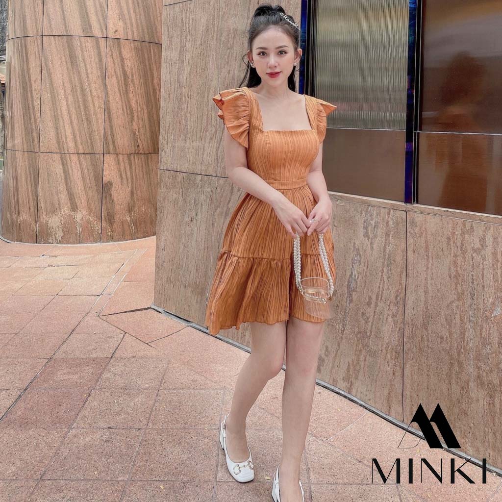 ĐẦM TIỂU THƯ CÁNH TIÊN CỘT LƯNG - CHẤT LIỆU CAO CẤP - MÀU XANH / CAM / TRẮNG