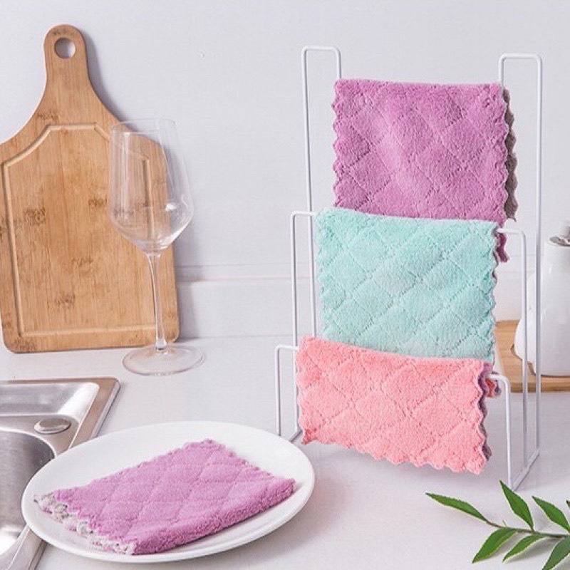 Combo 5 Khăn Lau Đa Năng Lau Sạch Vệ Sinh Nhà Bếp Sạch Sẽ