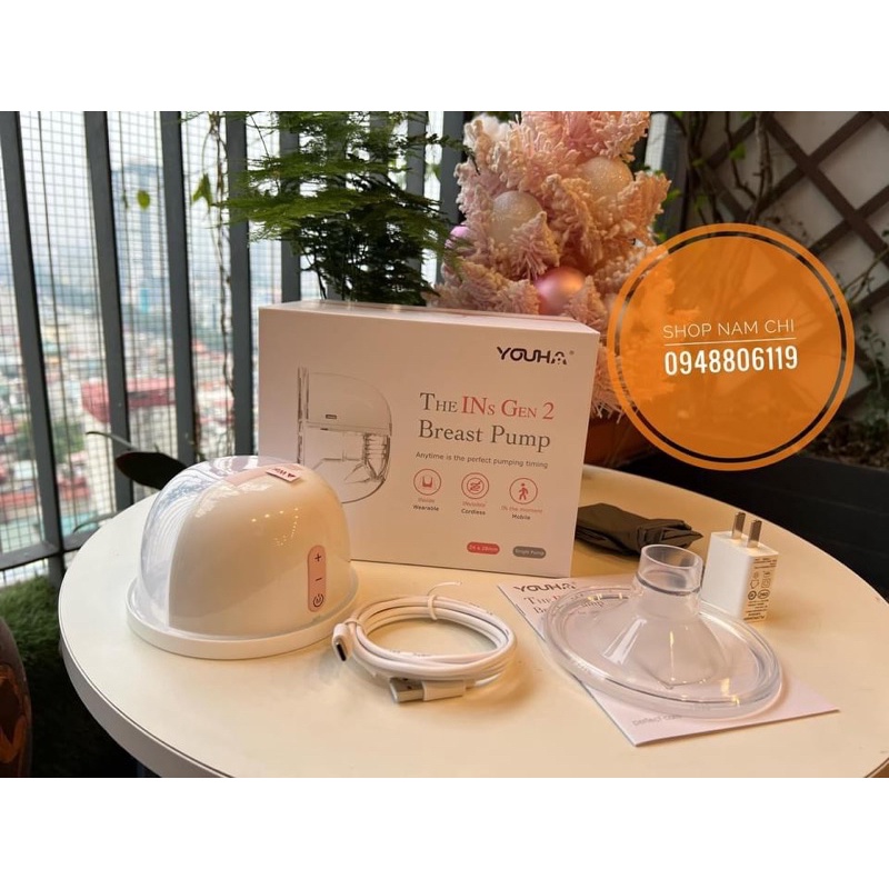 Máy hút sữa không dây Youha gen 2 mẫu có App Chính hãng Bh 12 tháng
