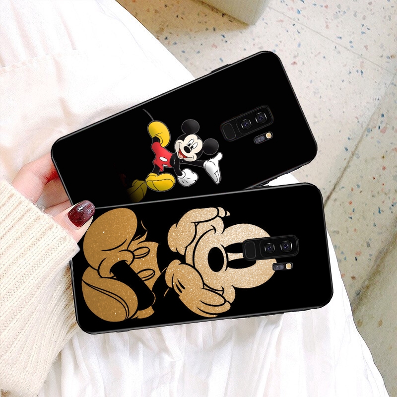 DISNEY Ốp Điện Thoại Dẻo Họa Tiết Hoạt Hình Mickey Dễ Thương Cho Samsung Galaxy S10 E S8 S9 S10 Plus S7 Edge S6