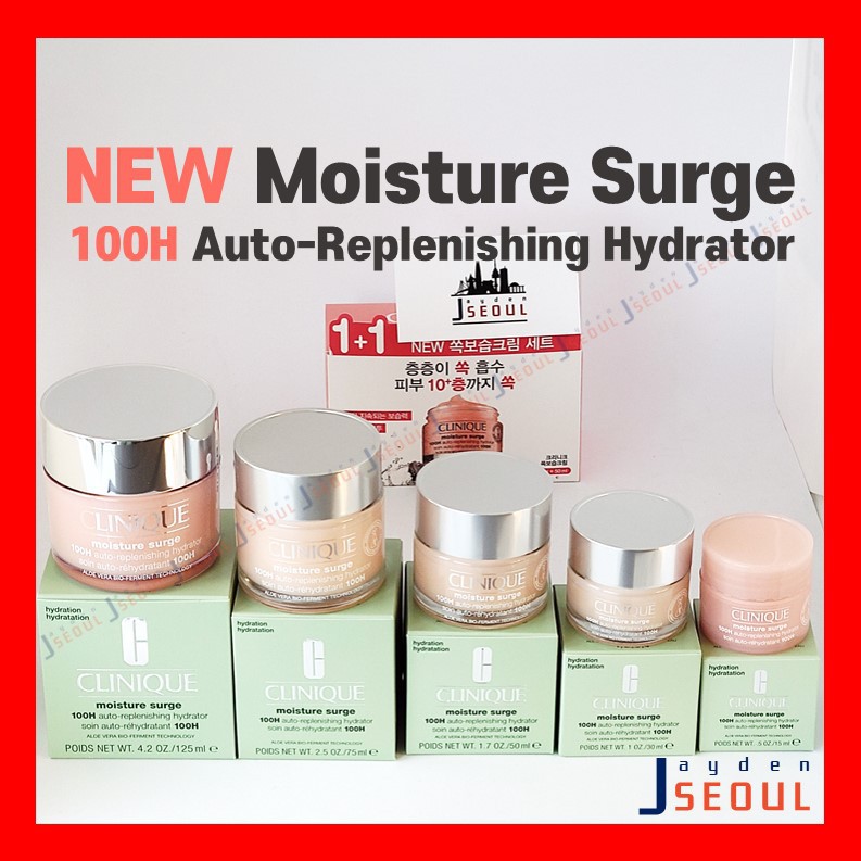 CLINIQUE Kem Dưỡng Ẩm Cấp Nước Tự Động 100H (15ml / 30ml / 50ml / 75ml / 125ml)