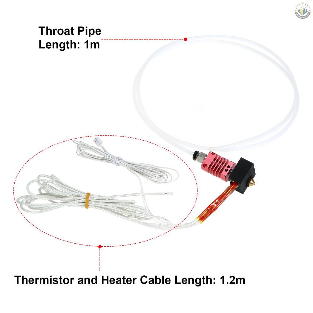 Bộ phụ kiện nhiệt trở bán dẫn có đầu vòi bằng nhôm 3D MK10 tiện dụng