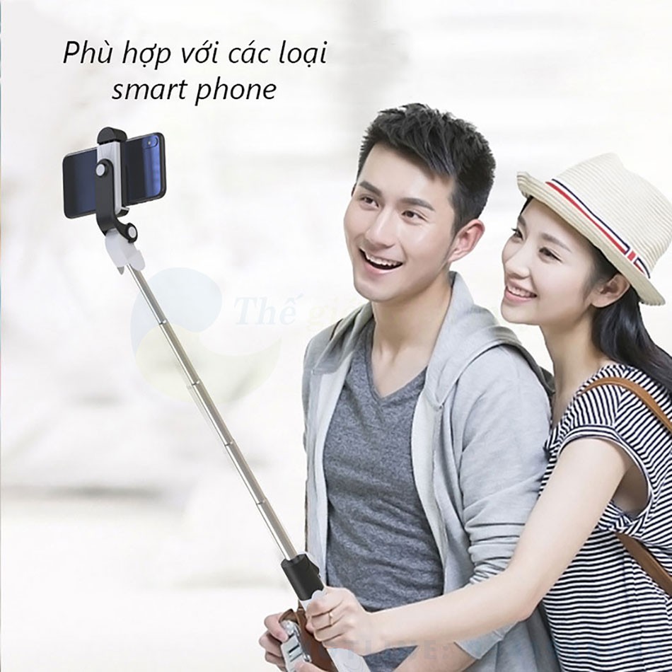 Gậy selfie bluetooth 3 chân tripod XT09 3 trong 1 cho điện thoại - Shop Thế Giới Điện Máy