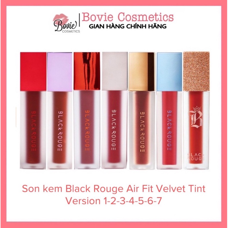 Son Kem Lì Black Rouge Air Fit Velvet Tint Ver8 A06 A12