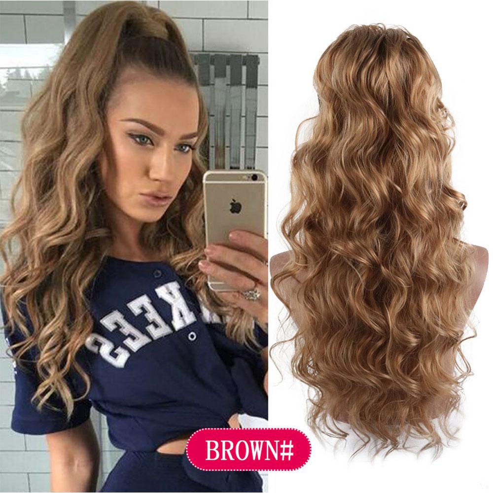 NICKOLAS Tóc Giả Bằng Sợi Tổng Hợp Màu Đen Cách Nhiệt Dành Cho Nữ