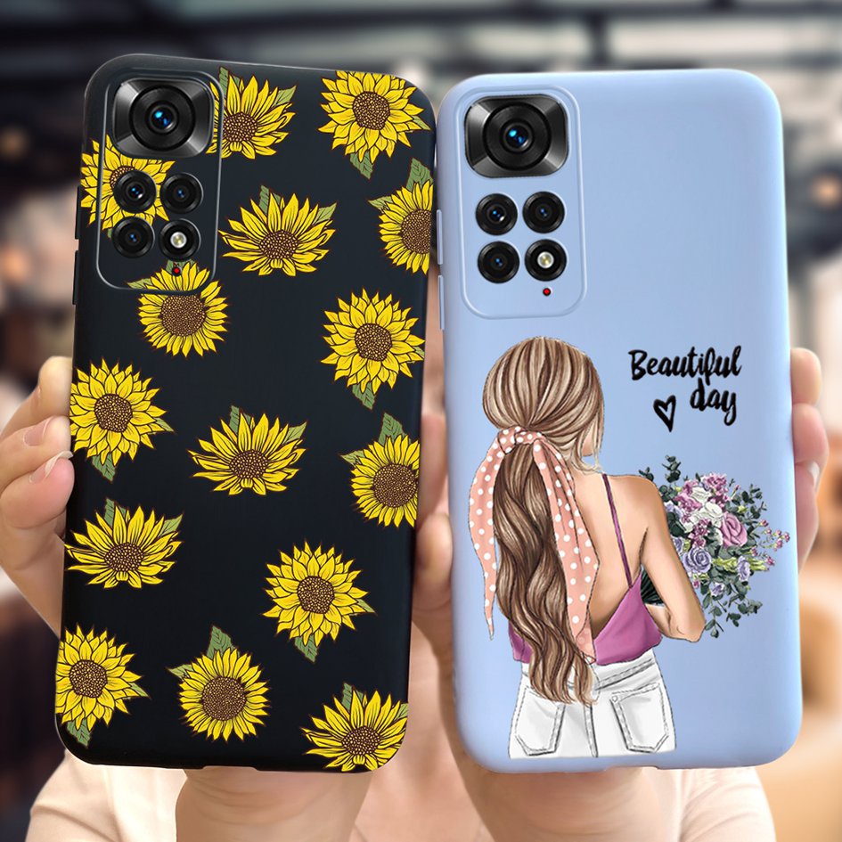 Ốp Điện Thoại TPU Dẻo In Họa Tiết Hoa Thời Trang Cho Xiaomi Redmi Note 11 2022 Xiaomi Redmi Note 11 Note 11s